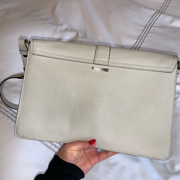 Rebecca Minkoff Large Cream MAC Crossbody Bag - Picture 2 of 5